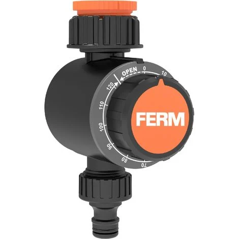 FERM Timer per irrigazione - Programmatore di irrigazione - 120 minuti di tempo di irrigazione