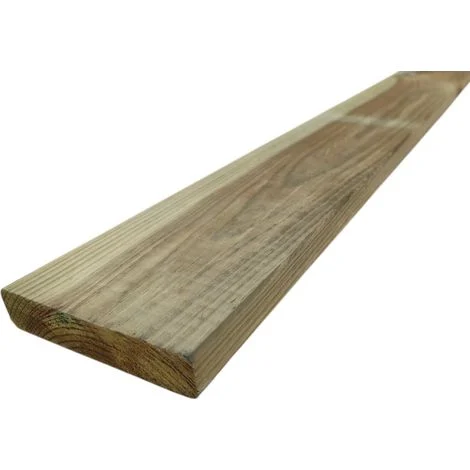 Listone legno pino impregnato autoclave mm 20 x 90 x 2400 tavola morale esterno