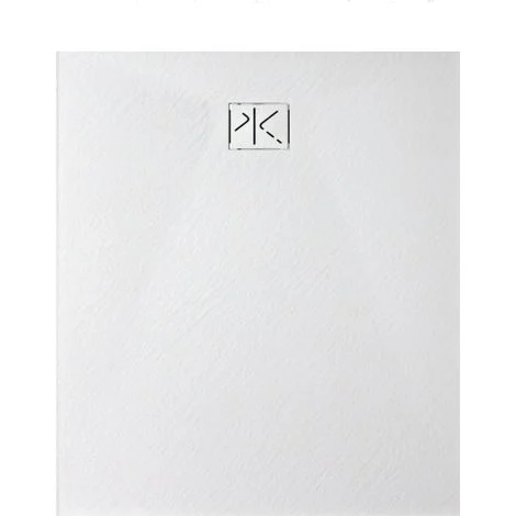 Piatto doccia in resina colore bianco opaco effetto pietra 100 x 80 cm Kinedo PIETRAVIVA PIPIV241080BMBianco