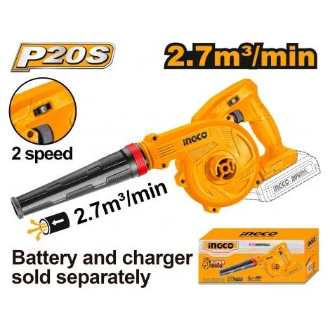 SOFFIATORE A BATTERIA 20V NUDO INGCO
