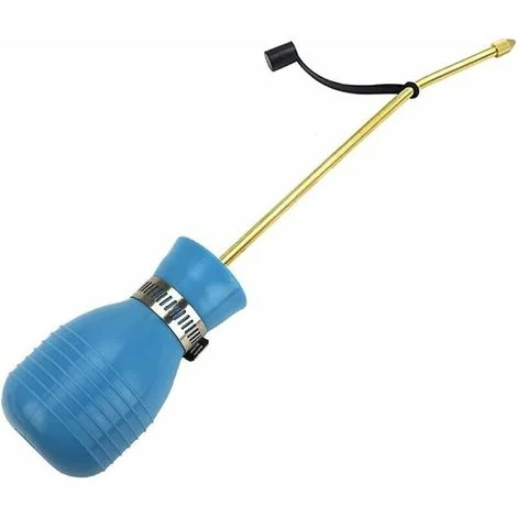 Spruzzatore di polvere antiparassitaria, per terra di diatomee. Applicatore di pesticidi con lungo tubo di rame. Erogatore di polvere insetticida.