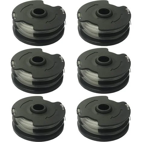 Bobina di filo per Parkside PRTA 20-Li A1 / B2 / C3 Bobine di filo di ricambio per decespugliatore a batteria LIDL Parkside PRTA 20-Li A1 / B2 / C3, PRT 300 A1, PRT 550 A1 / A3 (6 pezzi)
