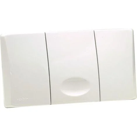 Placca meccanica singolo scarico ANGEL - RIOS colore bianco lucido VS0822001