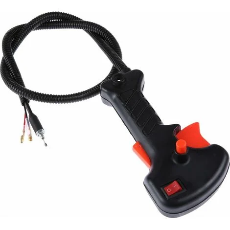Manico per decespugliatore con cavo di sblocco dell'acceleratore, lungo 81 cm.