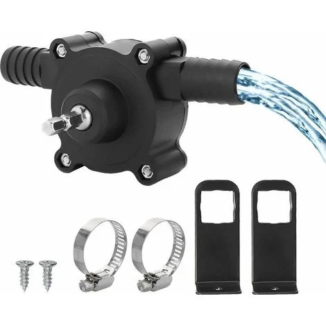 Mini pompa per acqua da giardino, pompa elettrica autoadescante portatile per pozzi con asta da 6,35 mm