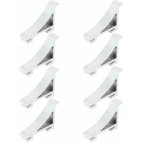 8 pezzi di clip per ripiano del frigorifero, supporto per ripiano per frigorifero, congelatore e refrigeratore