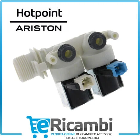 Elettrovalvola Lavatrice Ariston Indesit Carico Acqua 2 vie 180° 230V C00110333
