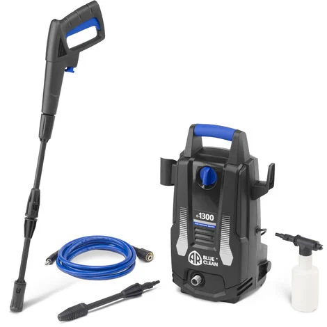 AR Blue Clean e-1300 Idropulitrice ad Alta Pressione, per Auto ed Esterni Casa (1300 W, 100 bar, 390 l/h)