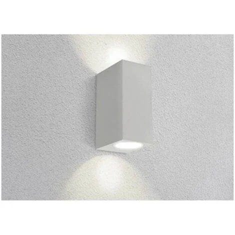 Applique LED serie AXO 2 attacchi GU10 IP44 Grigio Century AXO-2GU10SG