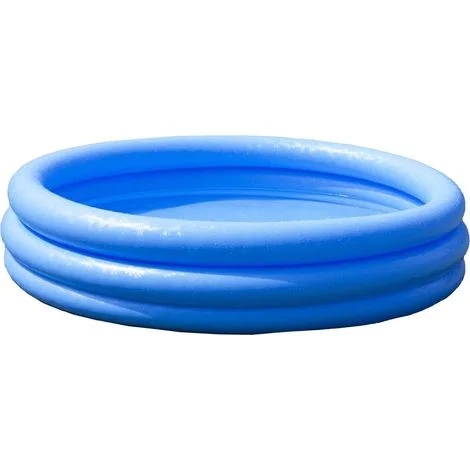 Piscina Gonfiabile Intex 3 Anelli Blu Cristallo