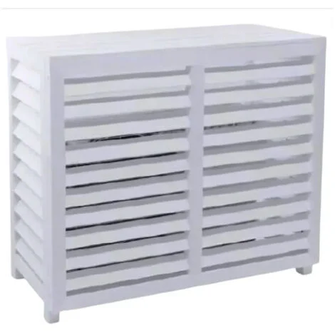 Coperchio di climatizzazione in materiale composito bianco, dimensioni esterne 1050x496x831 mm.