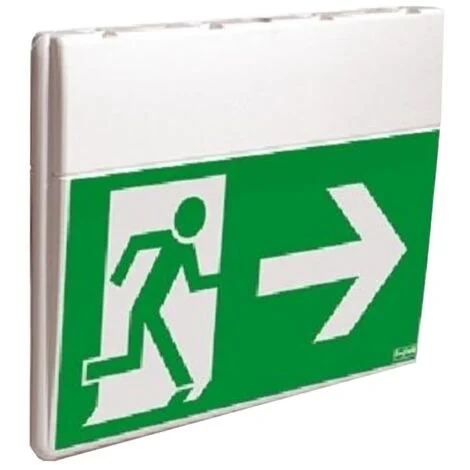 Lampada di uscita di emergenza Beghelli INDICA a parete 8430