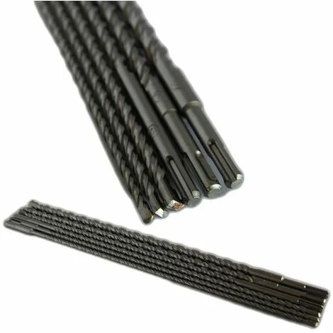 6 PUNTE MURO SDS PER TRAPANO TASSELLATORE DA 450 mm Ø 6, 8, 10, 12, 14, 16 mm