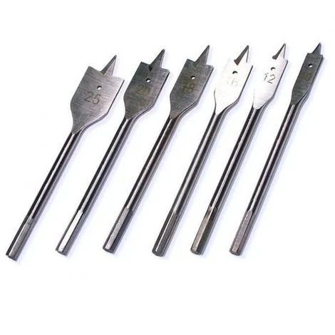 SET 6 PUNTE PER LEGNO FRESE FORATRICI PVC PLASTICA MECCHIE TRAPANO