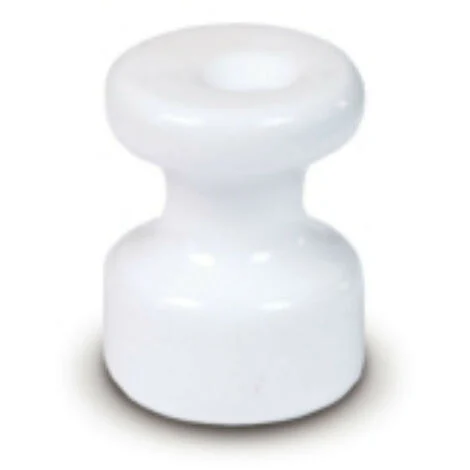Isolatore in ceramica Fanton diametro 19mm Bianco 84031