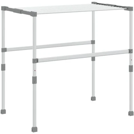 Stendibiancheria 83x(50-55)x(40-85) cm in Alluminio vidaXL