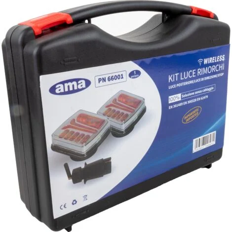 Kit luci rimorchio a LED magnetico e senza fili