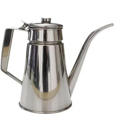 Oliera 1 L Acciaio Inossidabile 18/10 con Manico Antigoccia