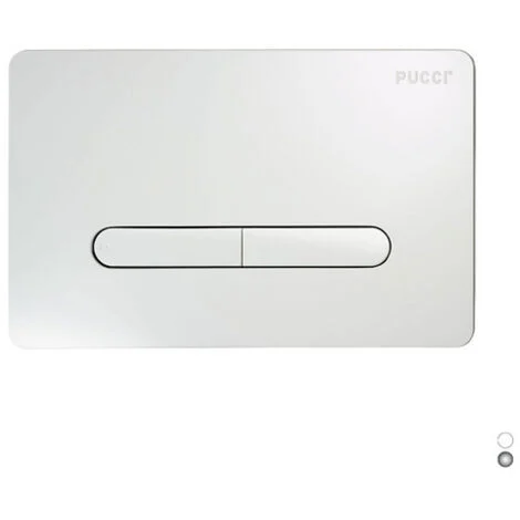 PLACCA PER CASSETTA PUCCI ECO TRATTO LINEA MOD. 2014 Bianca