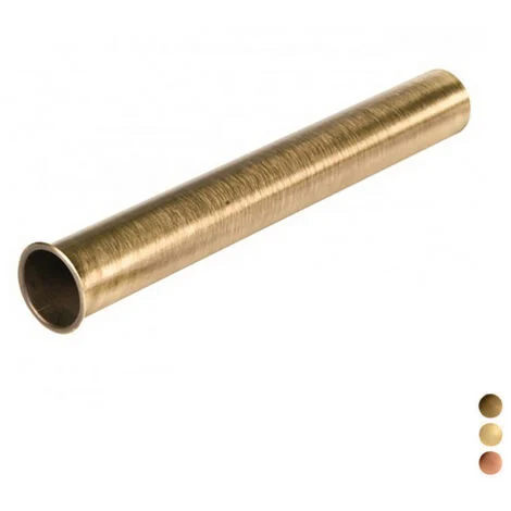 CANOTTO IN OTTONE CON FLANGIA D. 32x300 Ramato/Flangia 11/4 DH