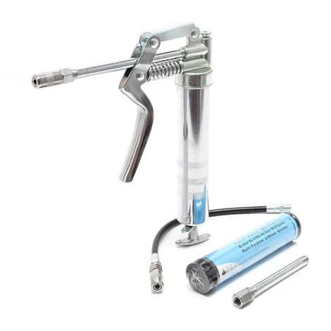 Mini ingrassatore 90 ml con 3 bocchette per dosaggio preciso pressione di esercizio 137,9 bar