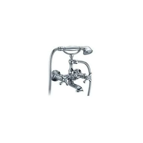 Miscelatore Doccia / Vasca a Croce - Rubinetto Cromato - Sofia - 88001-B