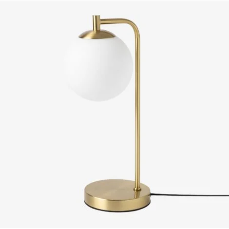 Lampada da Tavolo con Sfera di Cristallo Uvol SKLUM Dorato