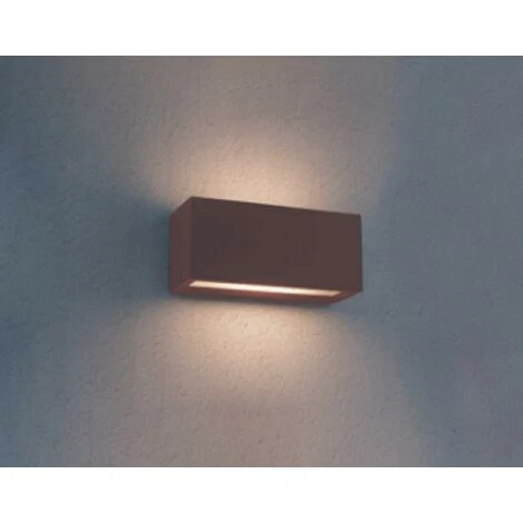 Century applique led reverso corten - e27 - ip65 - color b rvco-e27
