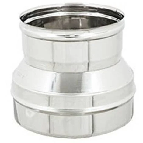 RIDUZIONE INOX PER CANNE FUMARIE Diam. M 140 -F 120