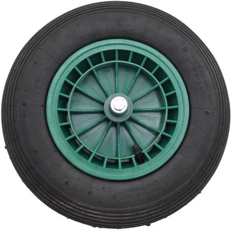 RUOTA PNEUMATICA PER CARRIOLA DISCO PVC mm. 400x100