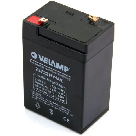 BATTERIA RICARICABILE mm.70 x 48 x h.107 - 4 Ah