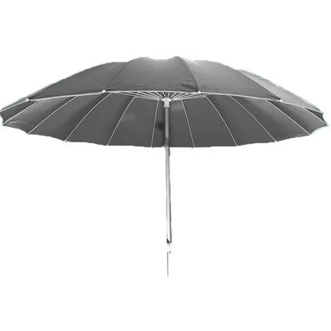 Ombrellone rotondo con snodo 240 cm antivento per mare spiaggia piscina giardino terrazzo balcone in alluminio e tessuto