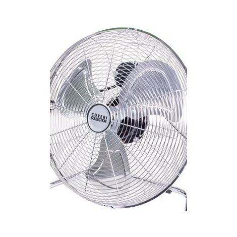 Ventilatore da tavolo con 3 pale cm50 in acciaio 100w da appoggio aria fresca assicurata inclinazione regolabile 3 velocità