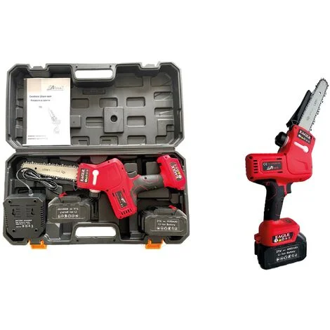 AIMA ITALY - Sega a batteria litio 21V 4.0AH - mod. EAGLE Lama CARVING 18cm - PROFESSIONALE con valigetta