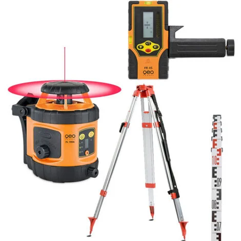 Pack laser rotante FL190A + treppiede + asta metrica GEO FENNEL - 292190-S01