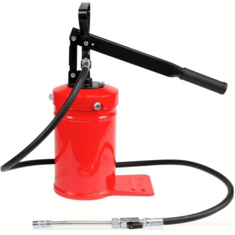 INGRASSATORE A LEVA PRESSIONE BARILE FUSTO DA 4 KG ACCIAIO TUBO 1,5 MT 617to