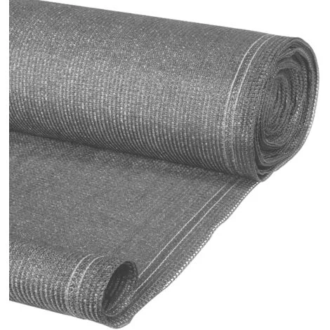 Rete ombreggiante 1,5x10m, telo rotolo per recinzione giardino 150g/m², grigio chiaro