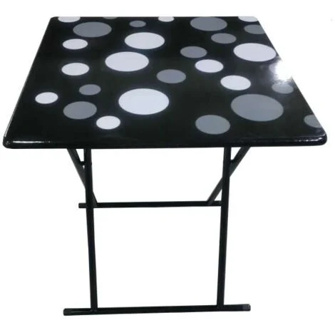 Domo Mea Tavolino Pieghevole a Pois 60x60 cm - Design Moderno e Pratico