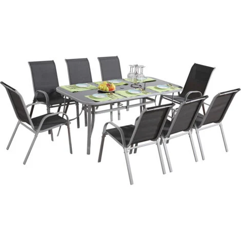Mobili da giardino "Cordoba XL 180" - Phoenix - Grigio scuro