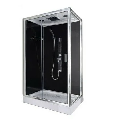 Bagno Italia Box doccia idromassaggio 80x120 cm montaggio rapido quick line radio bluetooth