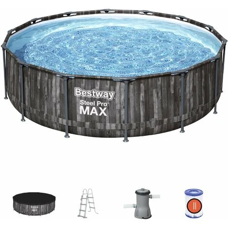 Piscina con struttura rotonda Steel Pro MAX 427x107 cm Bestway 5614Z