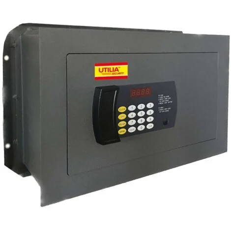 CASSAFORTE ELETTRONICA DA MURO CHIUSURA C/COMBINATORE CM 31X19.5X21H (39892)