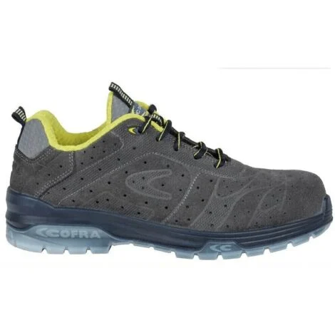 SCARPE ANTINFORTUNISTICHE LAVORO BASSE SCARPA COFRA MORANDI GREY S1 P SRC TG 43