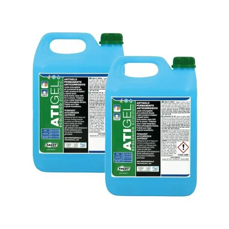 2 X Facot ATIGEL Antigelo Glicole Monoetilenico auto radiatori impianti termici pannelli solari 6 KG