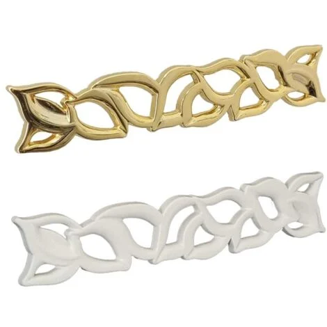 Maniglia per mobili linea decor serie 88 Giusti - 128 Laccato Bianco