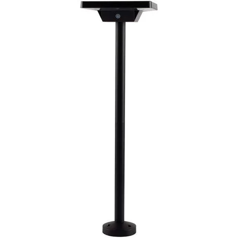 V-TAC Piantana Solare LED Giardino 2W Crepuscolare 155x720mm Nero 3in1 IP65