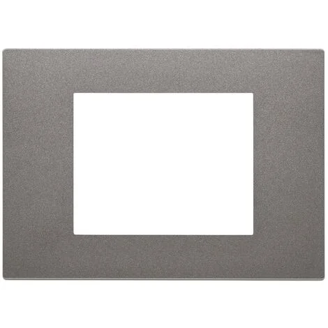 Placca 3 MODULI metal verniciato SERIE LINEA VIMAR 30653.22