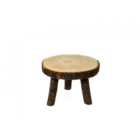 Sgabello legno basso 20x16H.