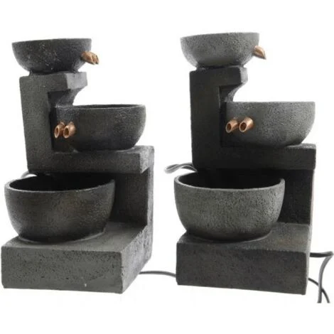 Fontana In Plastica A 3 Vasche
