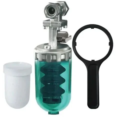Dosatore proporzionale di polifosfati femmina femmina 1/2" modello ciao cal salvaspazio con valvola stop femmina - femmina 1/2" ACQUAPURA